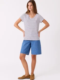 Agnais stripet t-skjorte