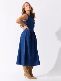 Delta denimkjole