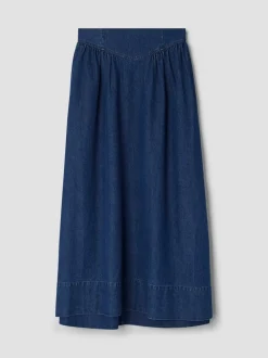 Delta denimskjørt