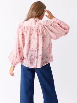 Elessar blomster bluse