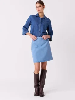 Fia denimskjørt