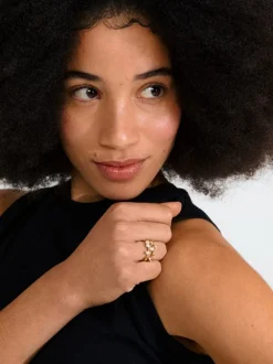Hadley Rings, 2-In-1 Set, Gold