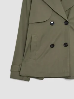 Mila kort trenchcoat