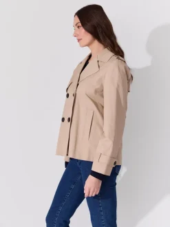 Mila kort trenchcoat