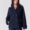 Mila kort trenchcoat