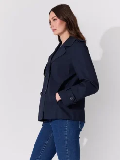 Mila kort trenchcoat