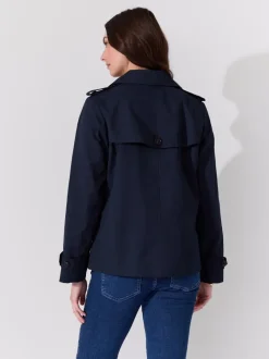 Mila kort trenchcoat