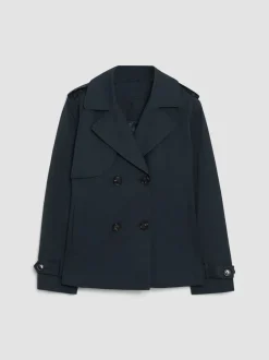 Mila kort trenchcoat