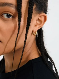 Nevaeh Hoops Gold-Plated