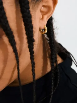 Nevaeh Hoops Gold-Plated