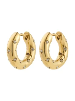 Nevaeh Hoops Gold-Plated