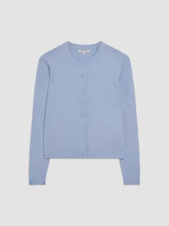 Olea cardigan i merinoblanding