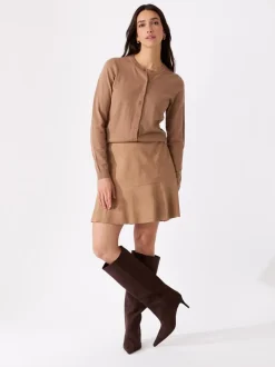 Olea cardigan i merinoblanding