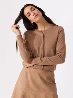 Olea cardigan i merinoblanding