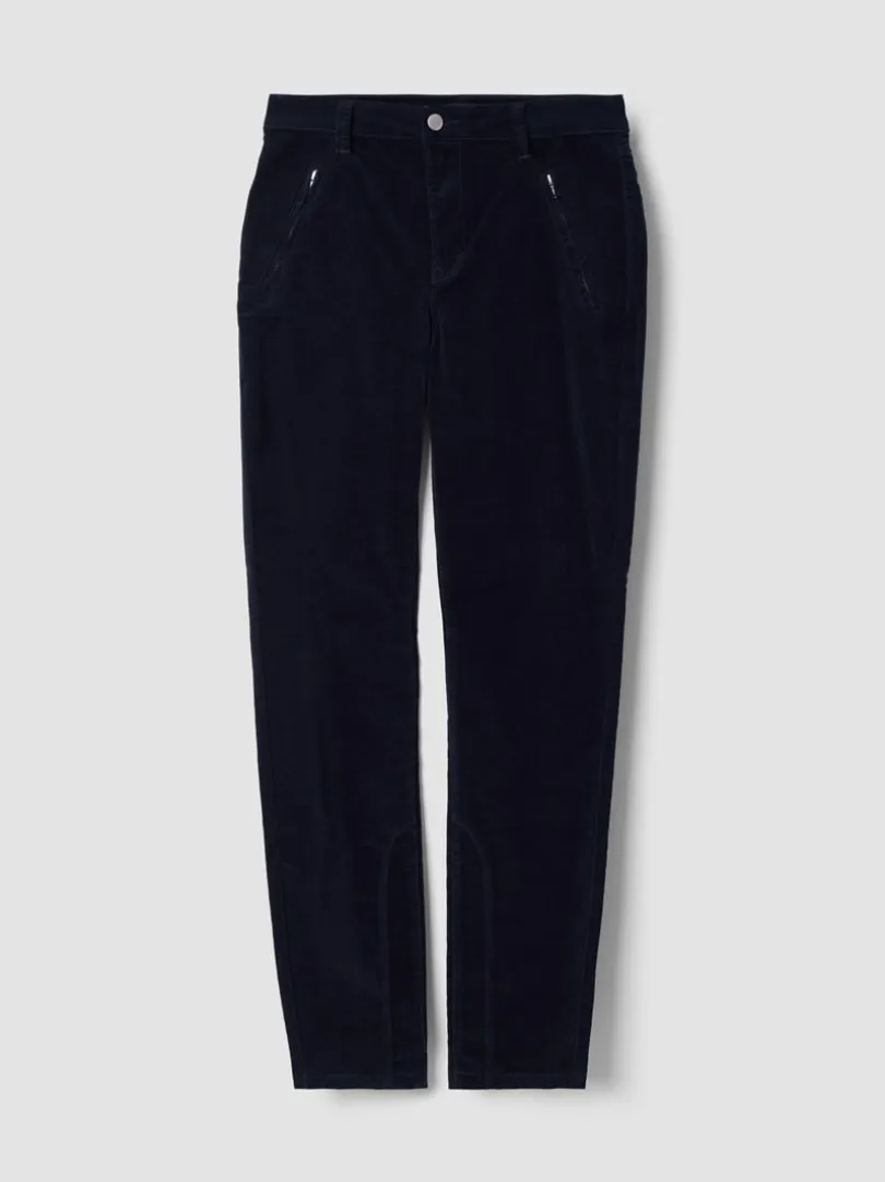 Paris zip cordbukse