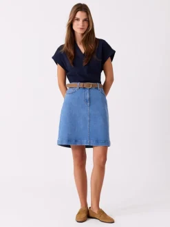 Patty denim skjørt