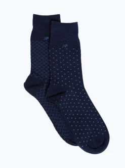 2 pk mønstrede sokker
