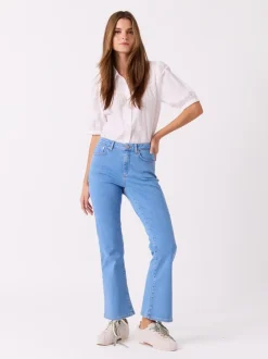 Sabine cropped flared jeans