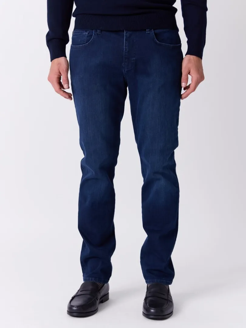 Steve blue stretch jeans