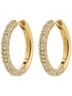 Tatum Large Hoops Gold-Plated