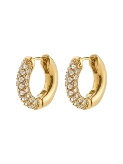 Tatum Small Hoops Gold-Plated